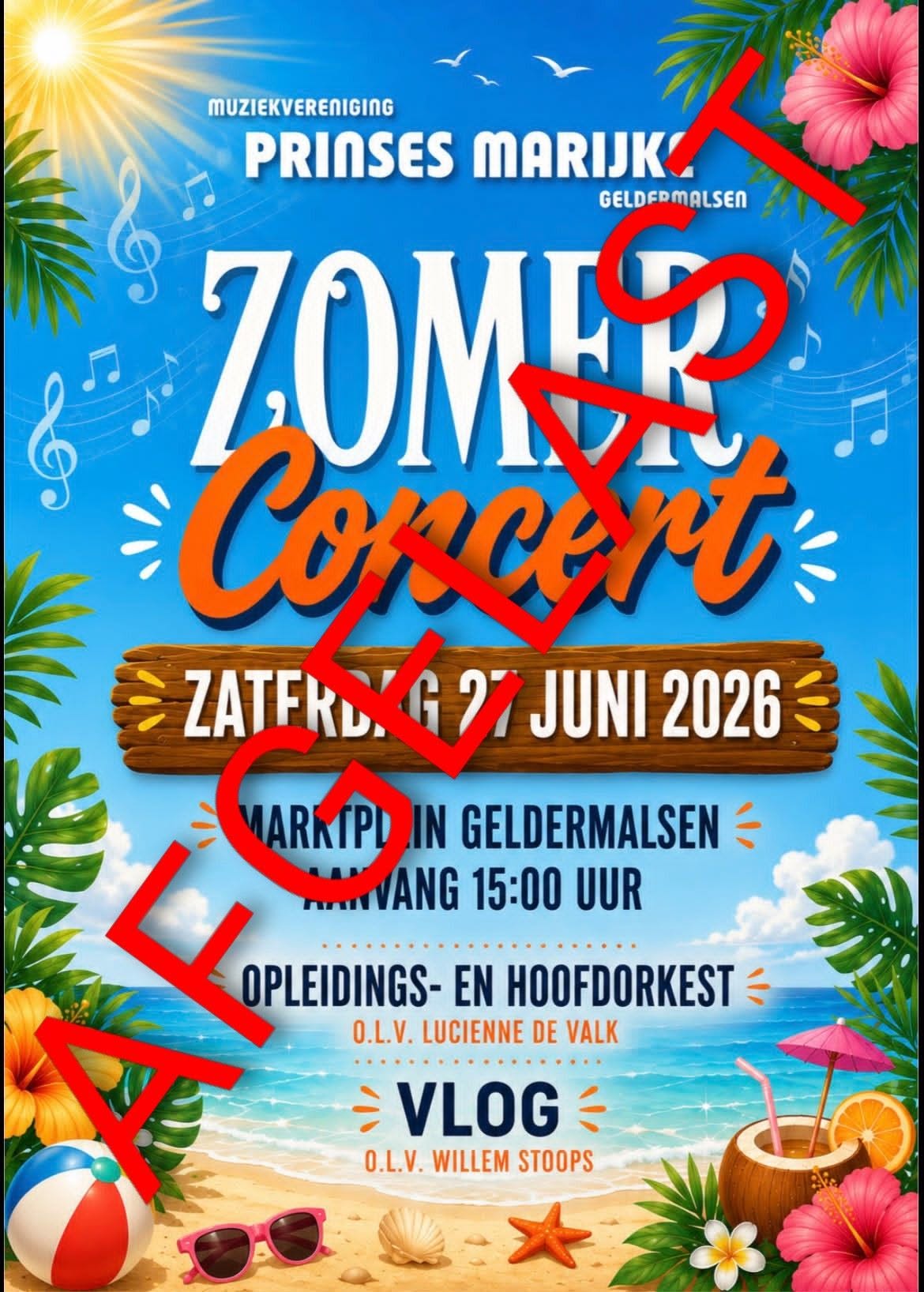 Poster Zomerconcer 2026